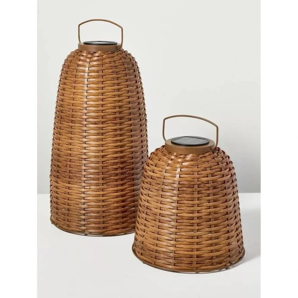 Woven Solar Lantern Small - Hearth & Hand Magnolia, Target